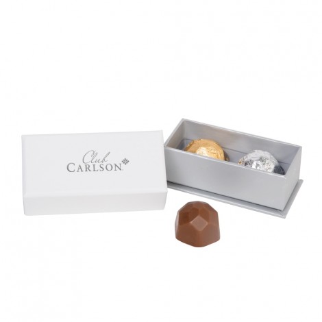 2pc Sterling Deco Truffle Box