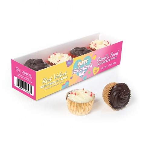 Valentines Cupcake Truffle Box