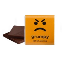 GRUMPY - Dark Chocolate (1.75")