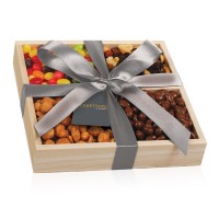 4pc Wooden Snack Crate 