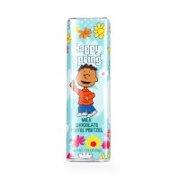 Peanuts Happy Spring Milk Toffee Pretzel Chocolate Bar with Franklin 